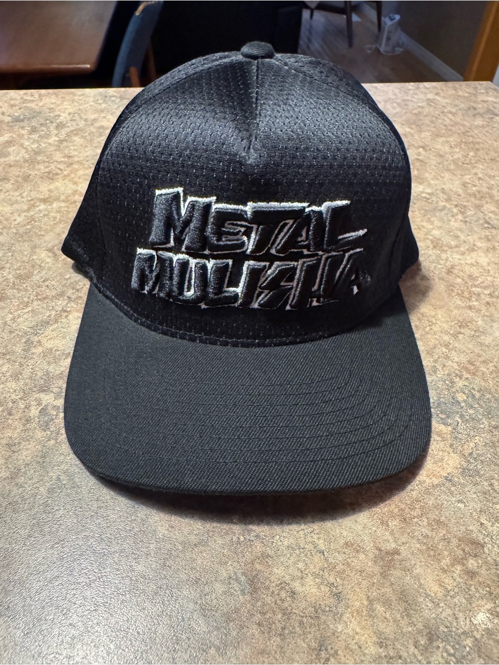 Metal Mulisha Black Hat with White Embroidered Logo